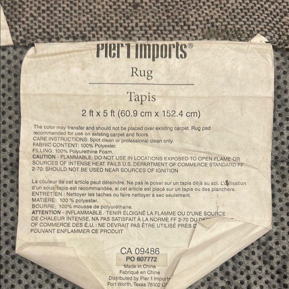 COPY - Elegant Pier 1 Multicolor Area Rug - Picture 5 of 9